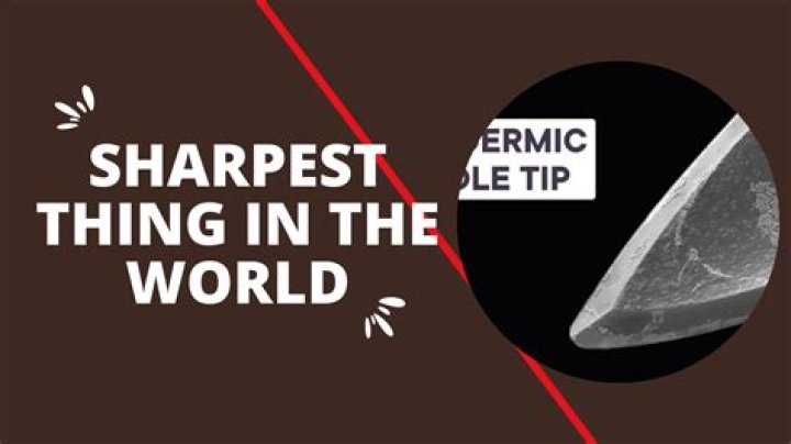 Question: What Is The Sharpest Material