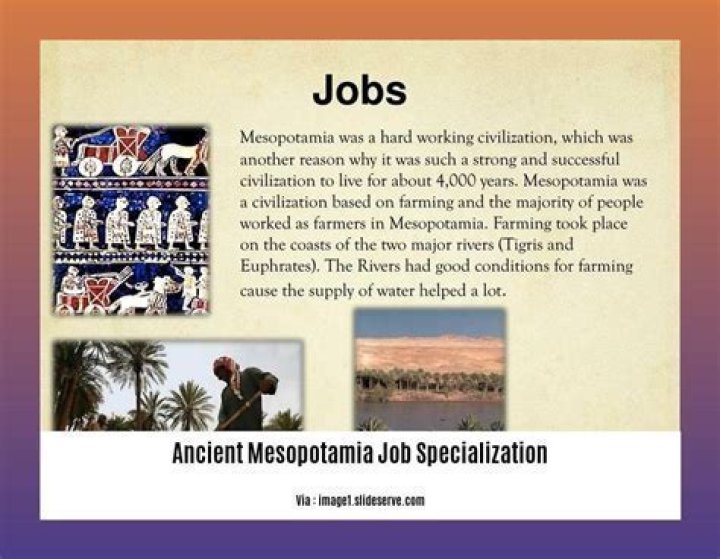 Question: What Jobs Did They Have In Mesopotamia
