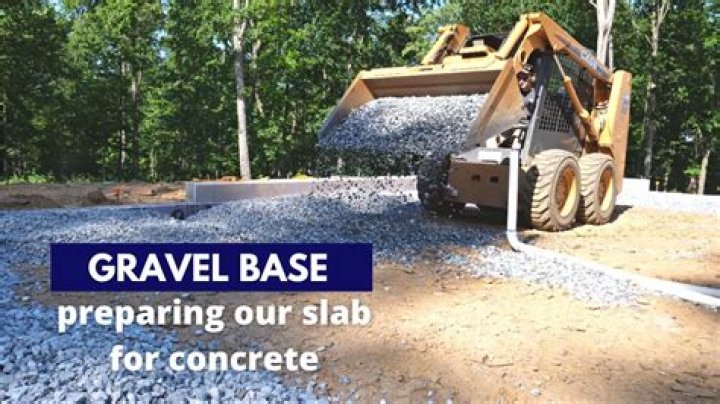 Quick Answer: What Kind Of Gravel Under Concrete Slab