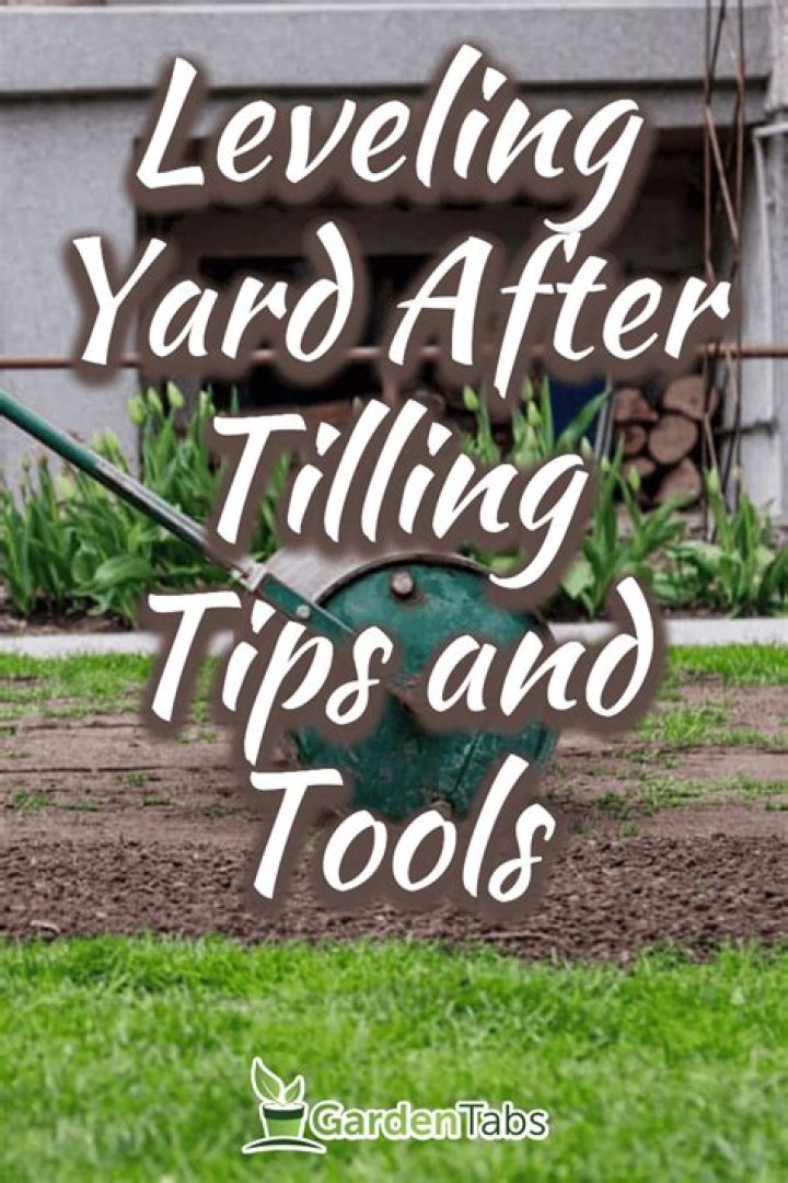Quick Answer: What To Do After Tilling A Yard