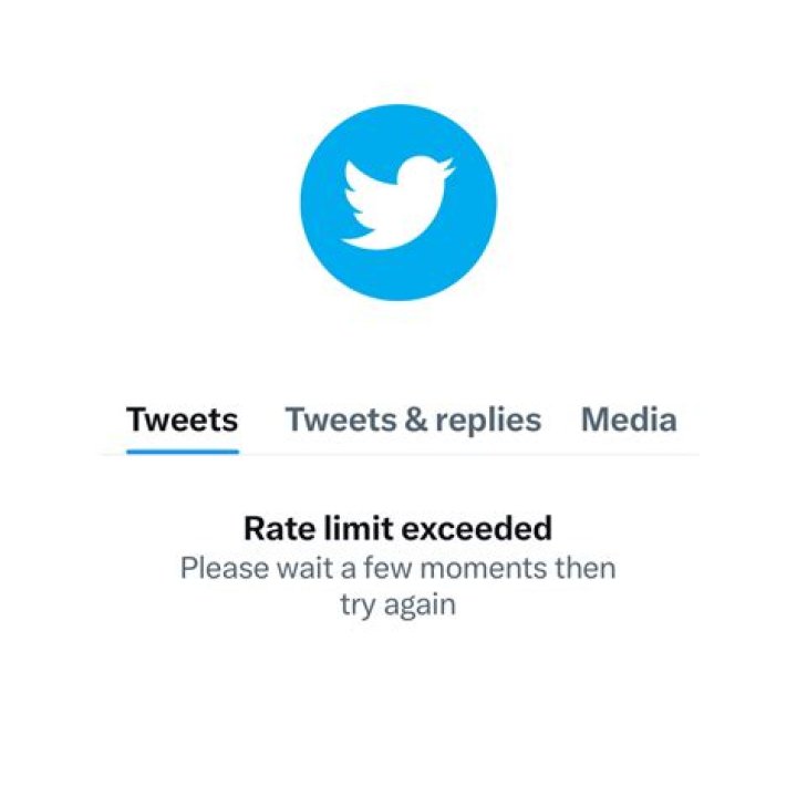 What does Twitter's rate limit exceeded mean?