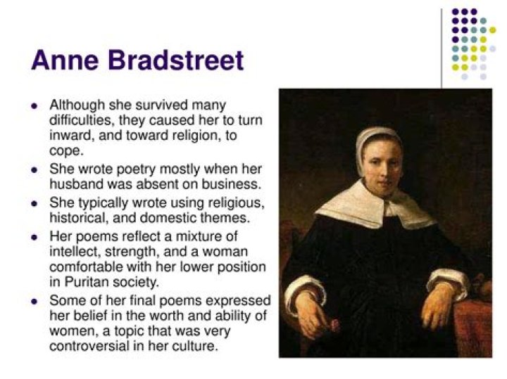 What was Anne Bradstreet’s writing style?