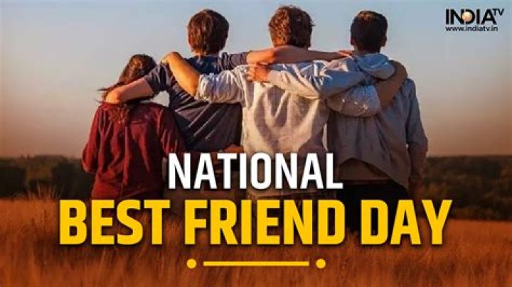 When is National Best Friends Day?