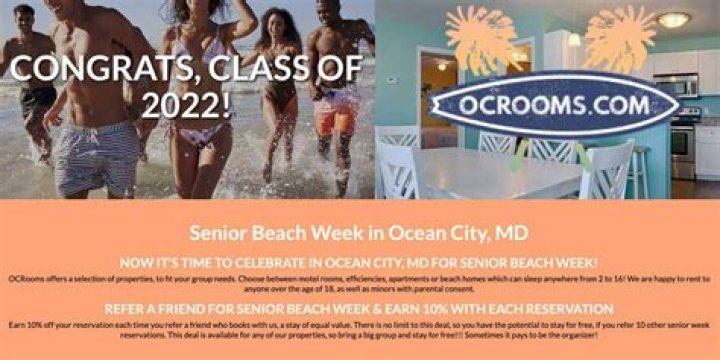 Quick Answer: When Is Senior Week In Ocean City Maryland