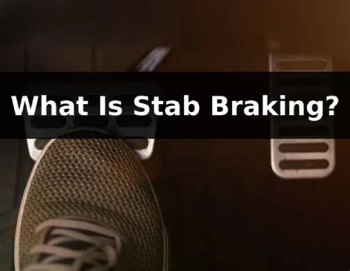 When should stab braking not be used?