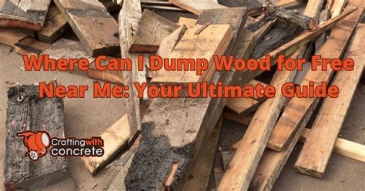 Question: Where Can I Dump Wood For Free