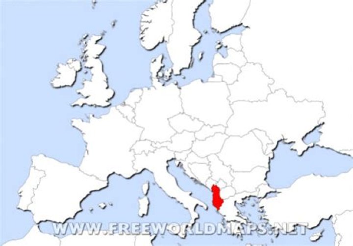Where Is Albania Located On The World Map
