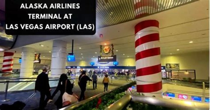 Which terminal is Alaska Airlines in Las Vegas?