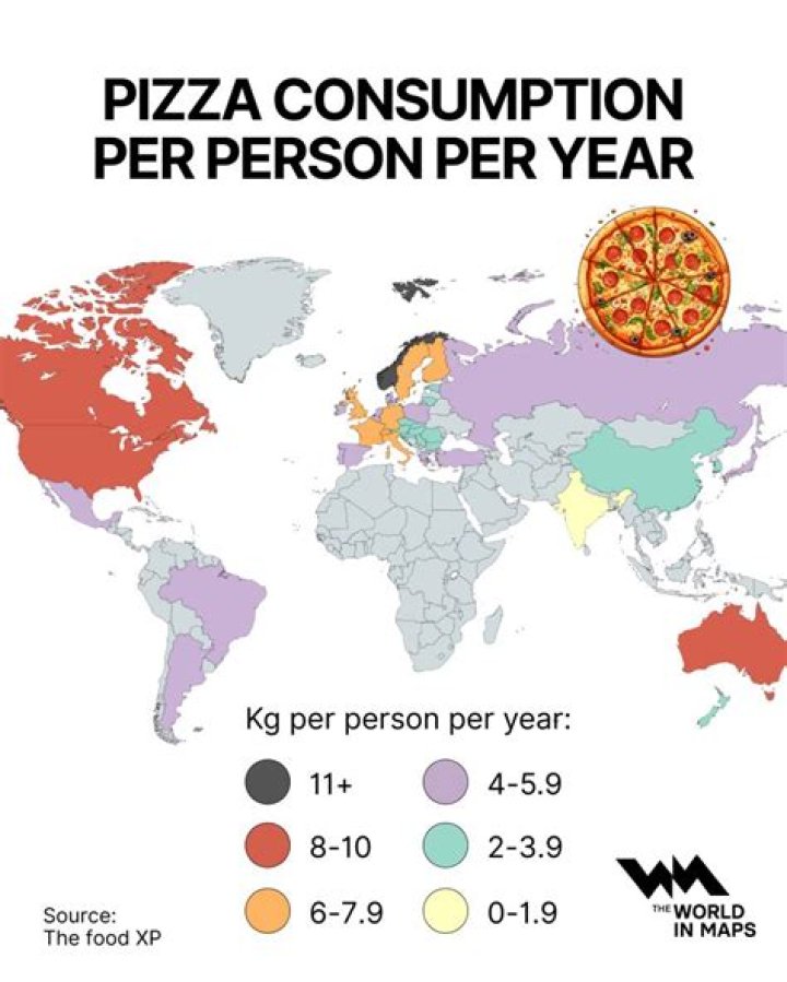 Who Eats The Most Pizza In The World