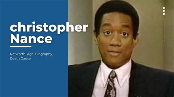 Who is Christopher Nance? Wiki, Age, Bio, Net Worth, Career, Relationship, Family