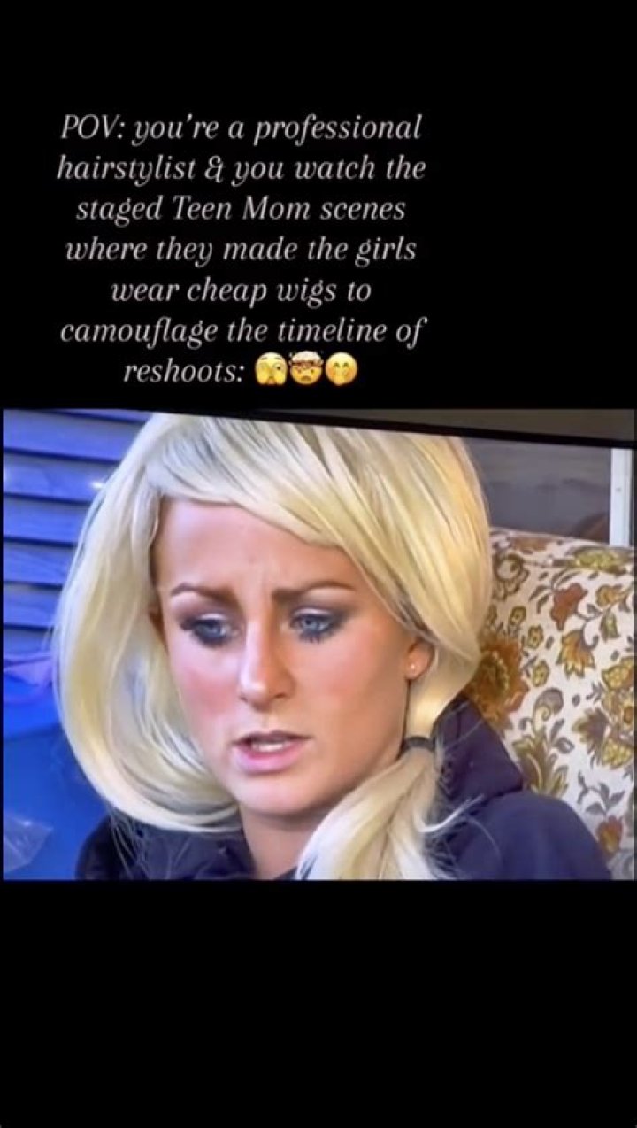 See the wild moments Teen Moms were caught wearing WIGS on show from Chelsea Houska to Leah Messer