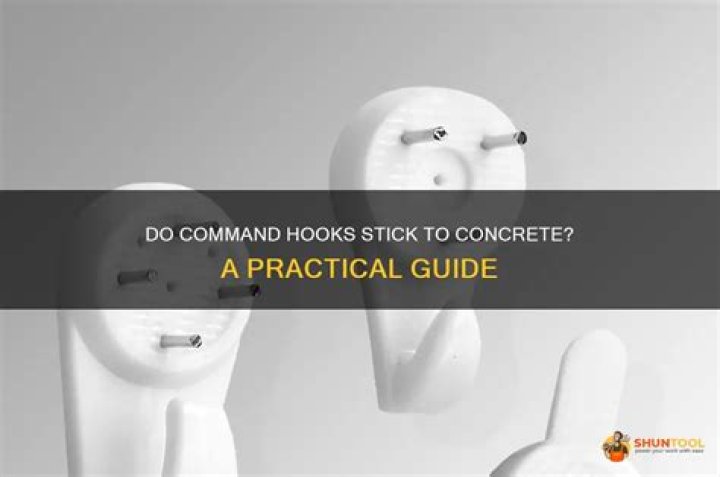 Will command hooks stick to stone?