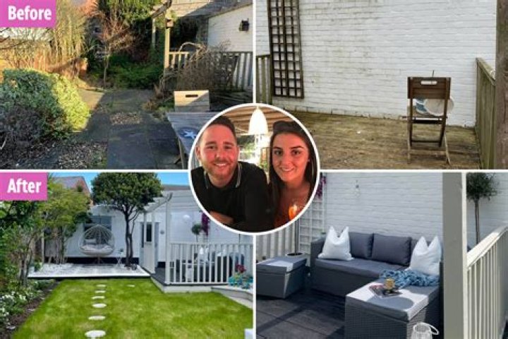 Woman stuns thousands with STUNNING DIY garden transformation