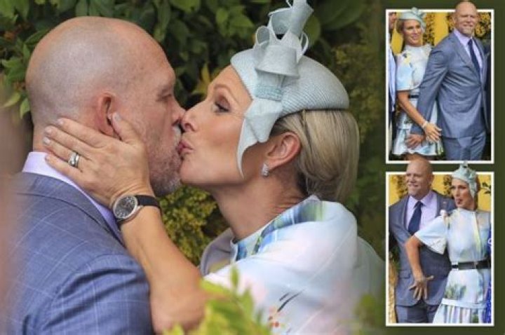Zara and Mike Tindall put on a very PDA display as they attend the Magic Millions race day in Australia